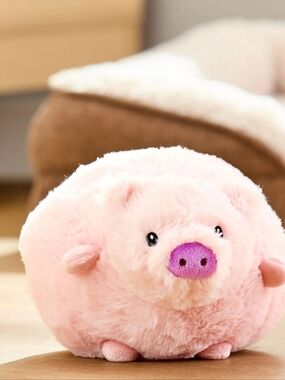 Vibrant Life  Round Plush Pig Dog Toy